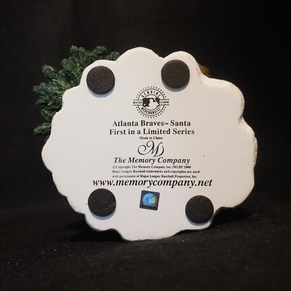 Atlanta Braves Baseball Santa Collectable Limited Series 2000 - Picture 10 of 13